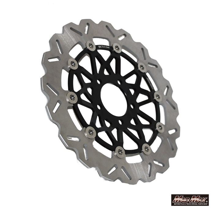 ウェーブ ディスクローター ブラック 300mm 1枚 ゼファー400/750 バリオス