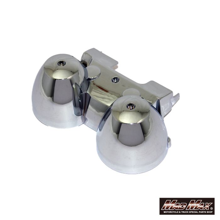 メーターロアカバー メッキ バリオス ゼファーカイ ZRX400/1100