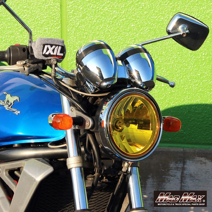 メーターロアカバー メッキ バリオス ゼファーカイ ZRX400/1100