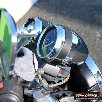 メーターロアカバー メッキ バリオス ゼファーカイ ZRX400/1100