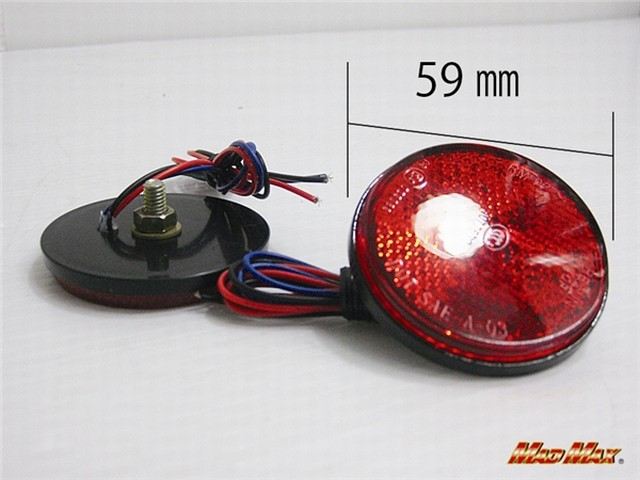 LED丸型リフレクター クリア 直径59mm 2個セット 汎用(12V用)
