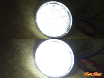 LED丸型リフレクター クリア 直径59mm 2個セット 汎用(12V用)
