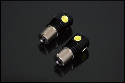 S25(BA15S) ハイパワー LEDバルブ シングル球 ホワイト 2個セット 汎用(12V/24V兼用)