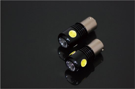 S25(BA15S) ハイパワー LEDバルブ シングル球 ホワイト 2個セット 汎用(12V/24V兼用)