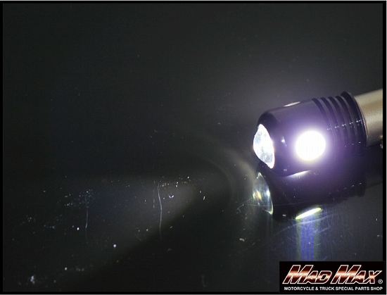 S25(BA15S) ハイパワー LEDバルブ シングル球 ホワイト 2個セット 汎用(12V/24V兼用)