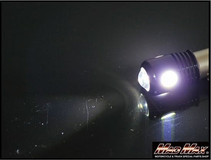 S25(BA15S) ハイパワー LEDバルブ シングル球 ホワイト 2個セット 汎用(12V/24V兼用)