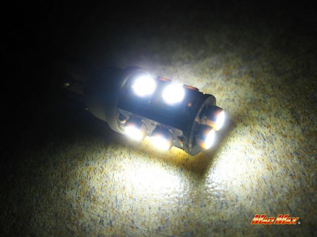 LED T10 ウェッジ球 SMD 10連 ホワイト 2個セット 汎用(12V用)