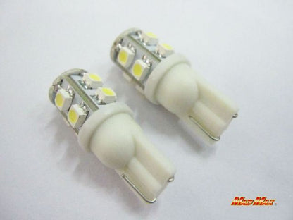 LED T10 ウェッジ球 SMD 10連 ホワイト 2個セット 汎用(24V用)