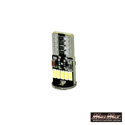 T10 SMDバルブ(6粒) ウェッジ球 6500K ホワイト 1個 汎用(12V/24V兼用)