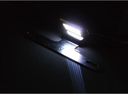 6LED ライセンスランプ ホワイト発光 オレンジ 汎用