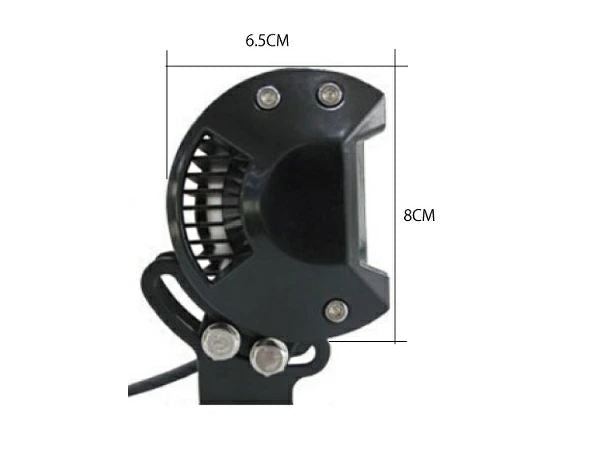 LED Light Bar, 6-Lamp, Work Light, Waterproof, 18W, 79x97x64mm (HxWxD), Universal (12V-24V compatible)