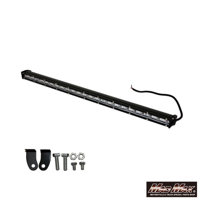 LED Light Bar, 24 LEDs, 72W, Single Row, 31x655x55mm, Universal (12V/24V compatible)