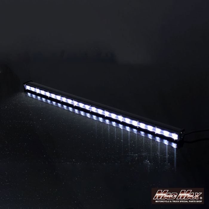 LED Light Bar, 24 LEDs, 72W, Single Row, 31x655x55mm, Universal (12V/24V compatible)