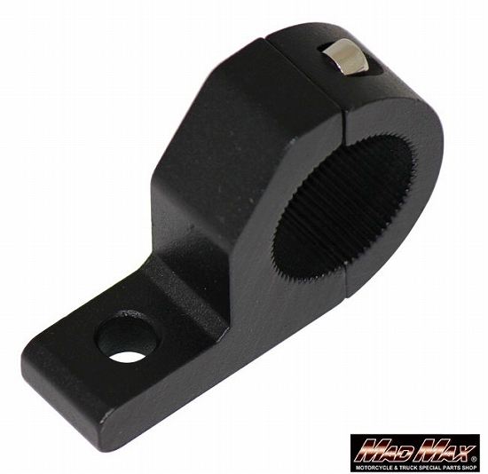 作業灯 投光器 フォグランプ 丸型パイプ用 取り付けステー ブラック 縦75×横51×厚み22mm 1個 汎用