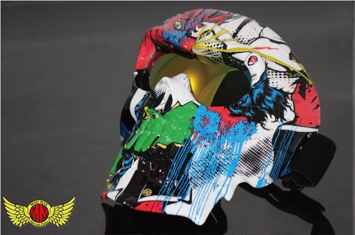 ドクロ フェイスマスク TYPE5 縦190×横160mm