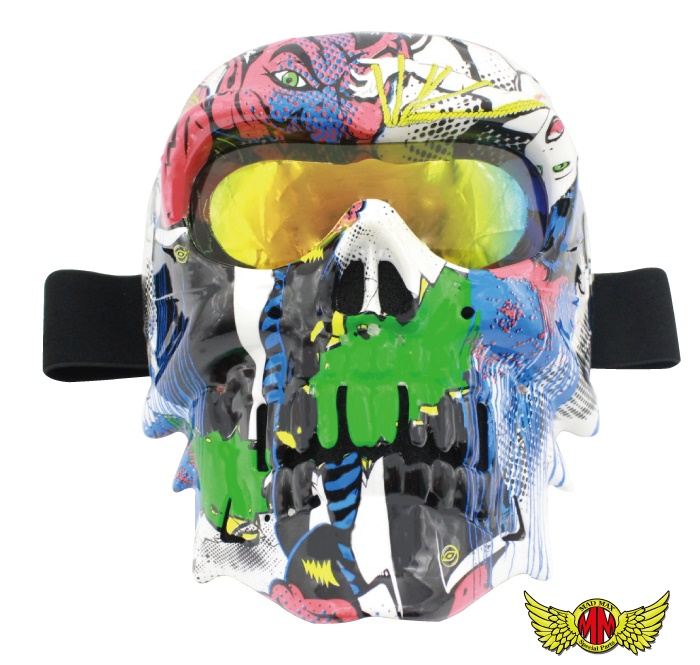 ドクロ フェイスマスク TYPE5 縦190×横160mm