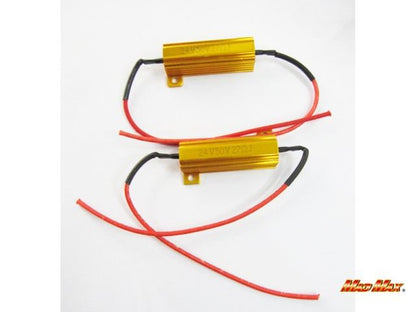 LEDウインカー ハイフラ防止抵抗器 50Ｗ/27Ω Ｗ50×H15×D15mm 2個セット 汎用(24V車用)