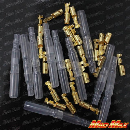 圧着ギボシ端子 絶縁スリーブ メス 20個セット 汎用