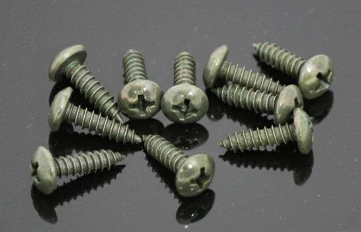 丸皿 タッピングネジ グレー 4mm×16mm 10本入 汎用