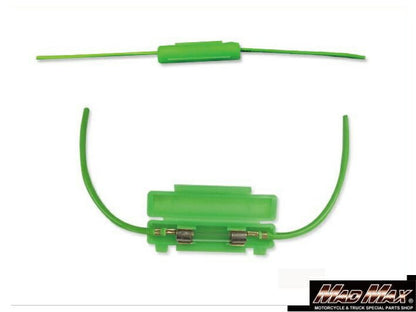 中継用 ガラス管 ヒューズボックス 225mm 汎用