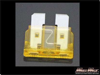 ATS Blade Fuse, Flat Type, 5A, Orange, 19x19x5mm, 1 pc, Universal (12V-24V compatible)