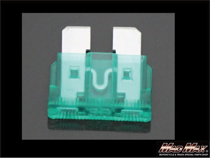 ATS Blade Fuse, 30A, Green, 19x19x5mm, 1pc, Universal (12V-24V compatible)