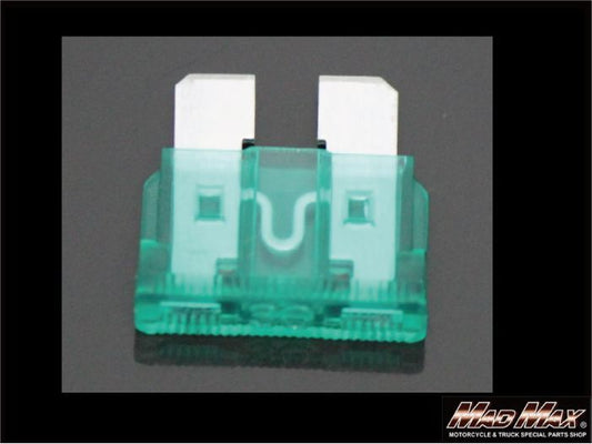 ATS Blade Fuse, 30A, Green, 19x19x5mm, 1pc, Universal (12V-24V compatible)