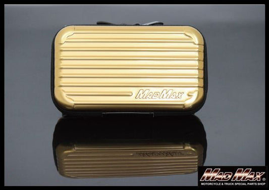 スーツケース型 アメニティポーチ ゴールド 縦110×横180×厚55mm