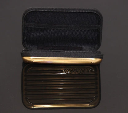 スーツケース型 アメニティポーチ ゴールド 縦110×横180×厚55mm