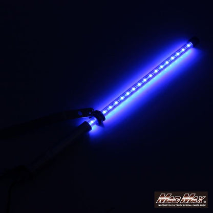 旗棒白 LED ブルー発光 500mm 汎用