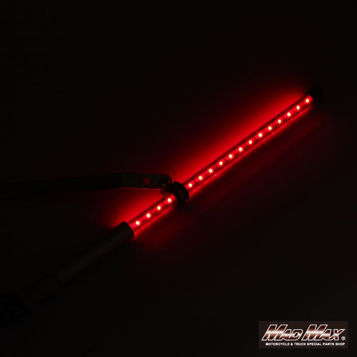 旗棒白 LED レッド発光 500mm 汎用