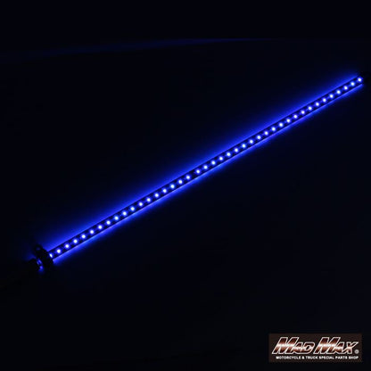 旗棒黒 LED ブルー発光 900mm 汎用
