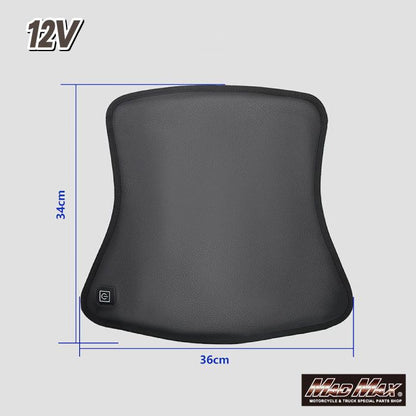 3段階温度調整機能付き シートヒーター ブラック 34×36cm 汎用