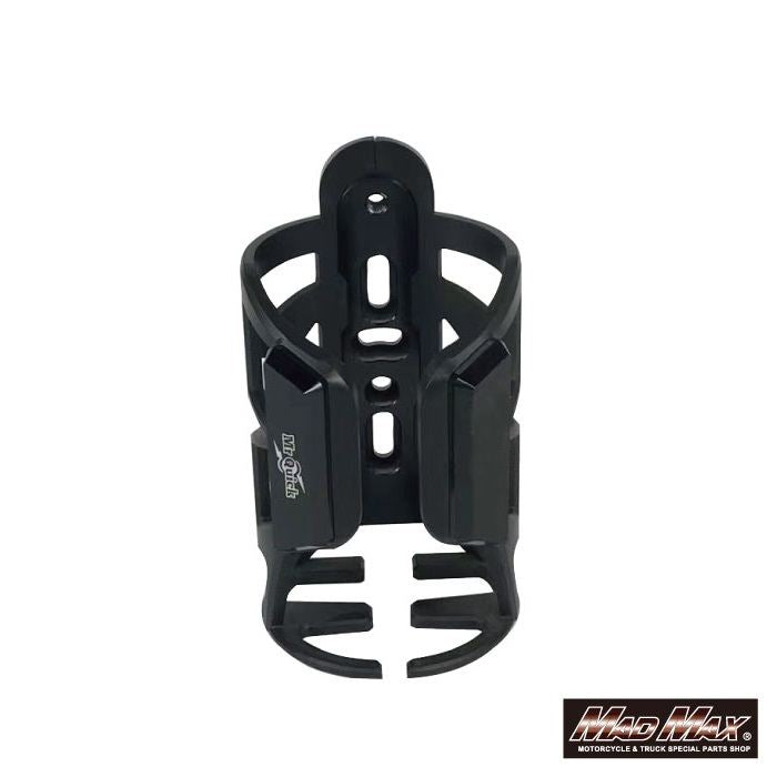 MrQuick製 オートバイ/自転車用 ドリンクホルダー ミラーステータイプ ブラック 汎用