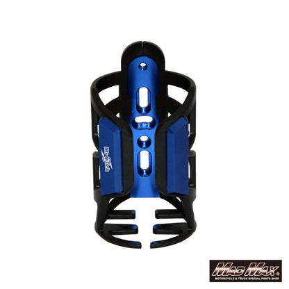 MrQuick製 オートバイ/自転車用 ドリンクホルダー ミラーステータイプ ブルー 汎用