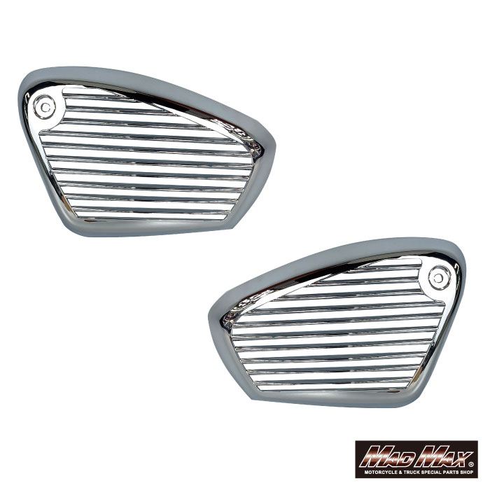 MrQuick製 サイドカバー メッキ クロスカブ50/110 スーパーカブ50/110