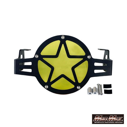 MrQuick製 スター ヘッドライトガード イエロー クロスカブ50/110
