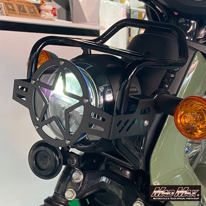 MrQuick製 スター ヘッドライトガード クリア クロスカブ50/110