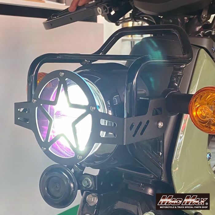 MrQuick製 スター ヘッドライトガード イエロー クロスカブ50/110