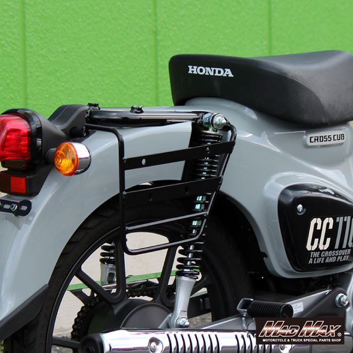 MrQuick製 サイドバックステー ブラック クロスカブ50/110