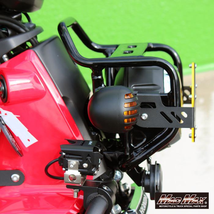 MrQuick製 ウィンカーガーニッシュ ブラック 2個セット クロスカブ110