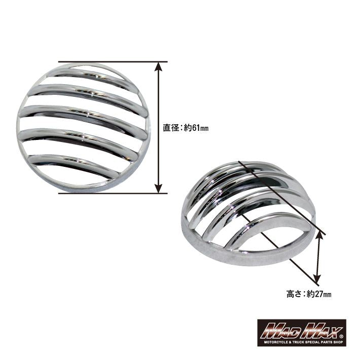 MrQuick製 ウィンカーガーニッシュ メッキ 4個セット クロスカブ50/110 スーパーカブ50/110