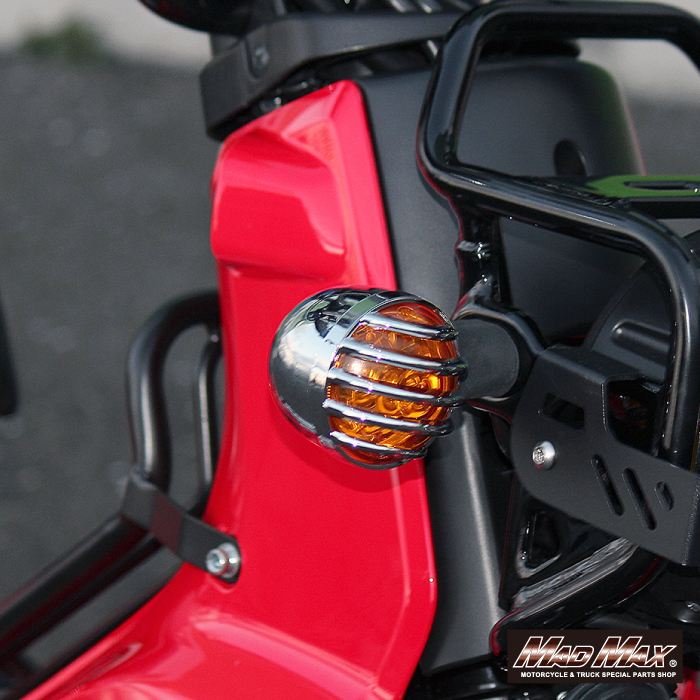 MrQuick製 ウィンカーガーニッシュ メッキ 4個セット クロスカブ50/110 スーパーカブ50/110