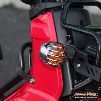 MrQuick製 ウィンカーガーニッシュ メッキ 4個セット クロスカブ50/110 スーパーカブ50/110