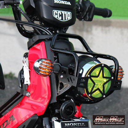 MrQuick製 ウィンカーガーニッシュ メッキ 4個セット クロスカブ50/110 スーパーカブ50/110