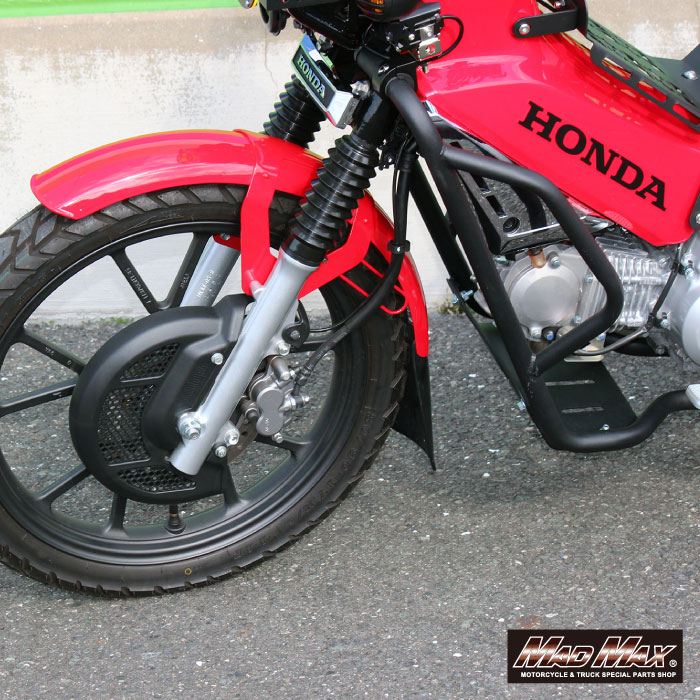 MrQuick製 エンジンガード ブラック クロスカブ110