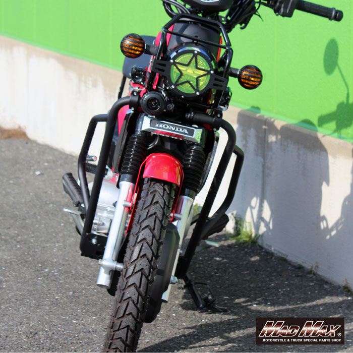 MrQuick製 エンジンガード ブラック クロスカブ110