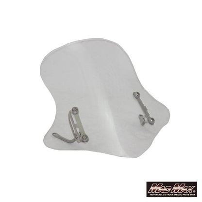 MrQuick製 フロントスクリーン クリア 高さ429×上幅370×下幅448mm 汎用