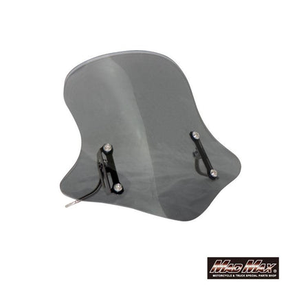 MrQuick製 フロントスクリーン スモーク 高さ429×上幅370×下幅448mm 汎用