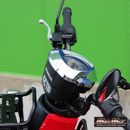 MrQuick Meter Cover, Chrome, Cross Cub 110